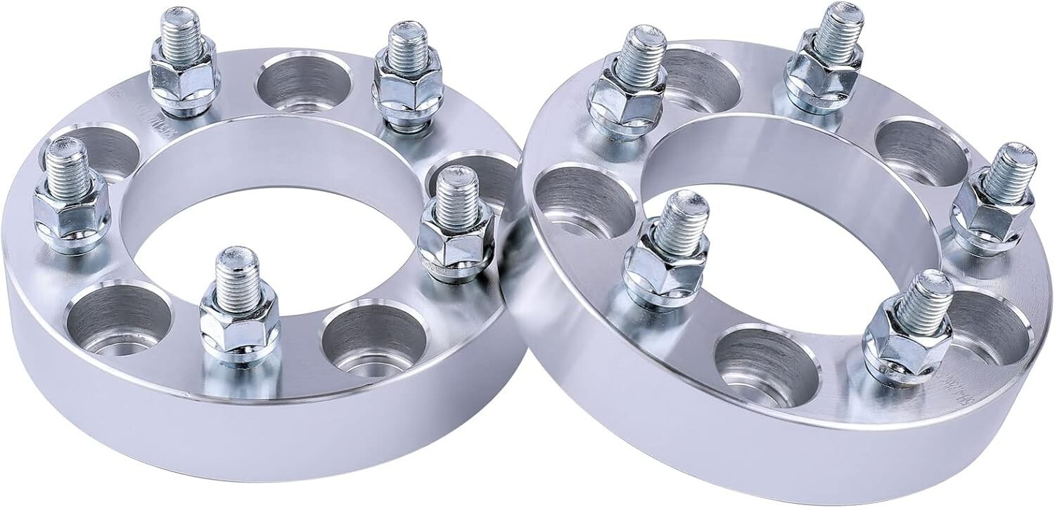 2pc 5×4.5 to 5×4.75 Wheel Adapters 1.5 Inch 1/2″ Studs for Jeep to 5×120.65 Rim