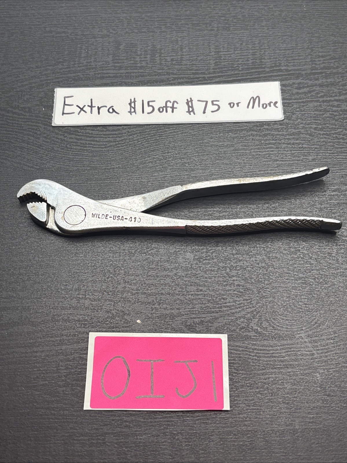 Vintage Wilde No 410 Battery Terminal Pliers USA Made