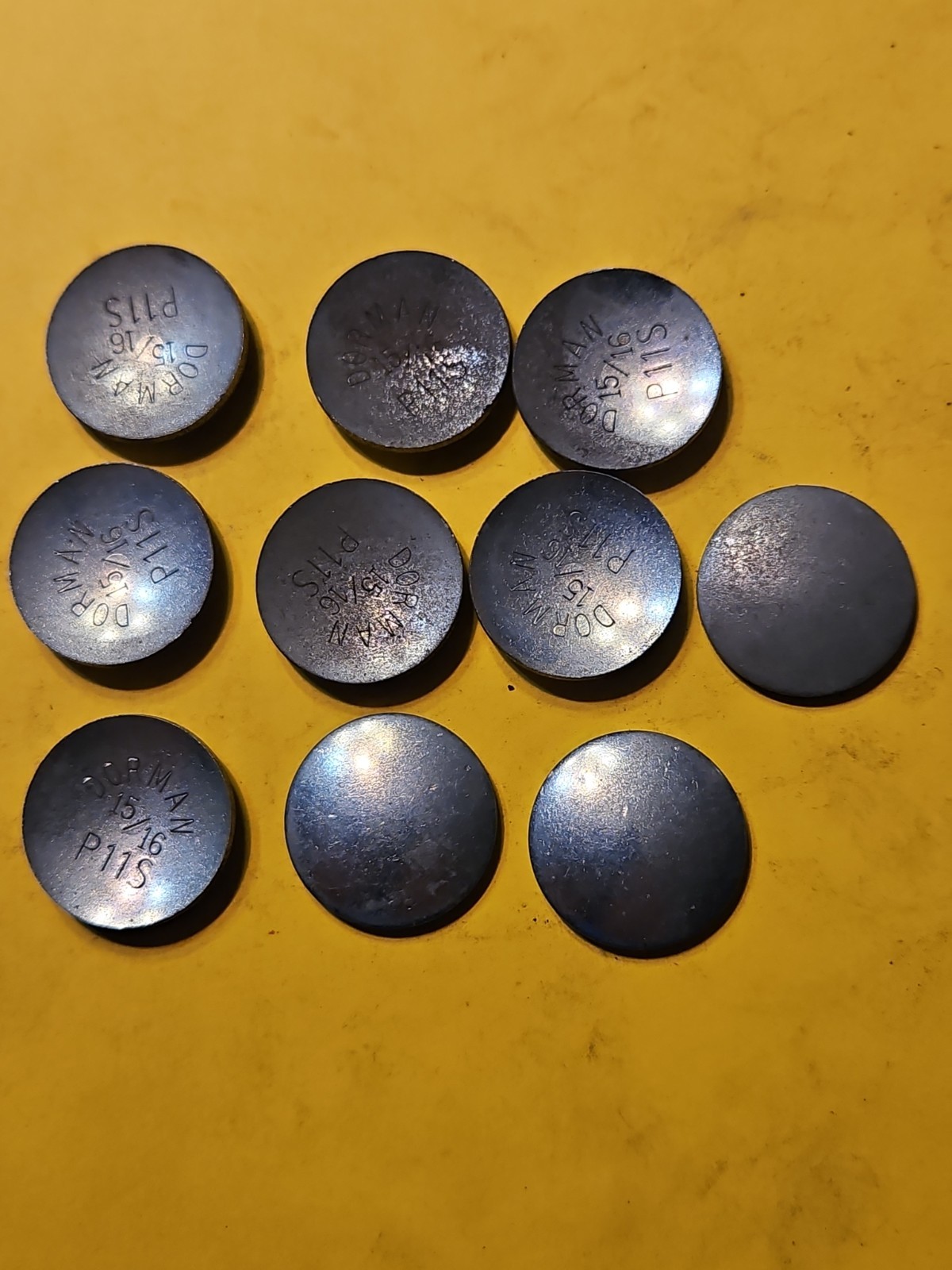 10 COUNT DORMAN P11S Concave Freeze Expansion Plugs 15/16″. B703G