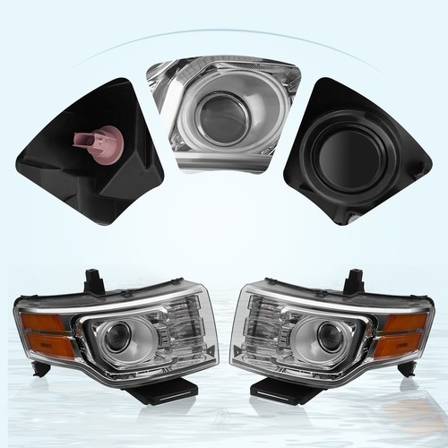 HID Headlight Front Left & Right Side For 2009-2012 Ford Flex Limited/Titanium