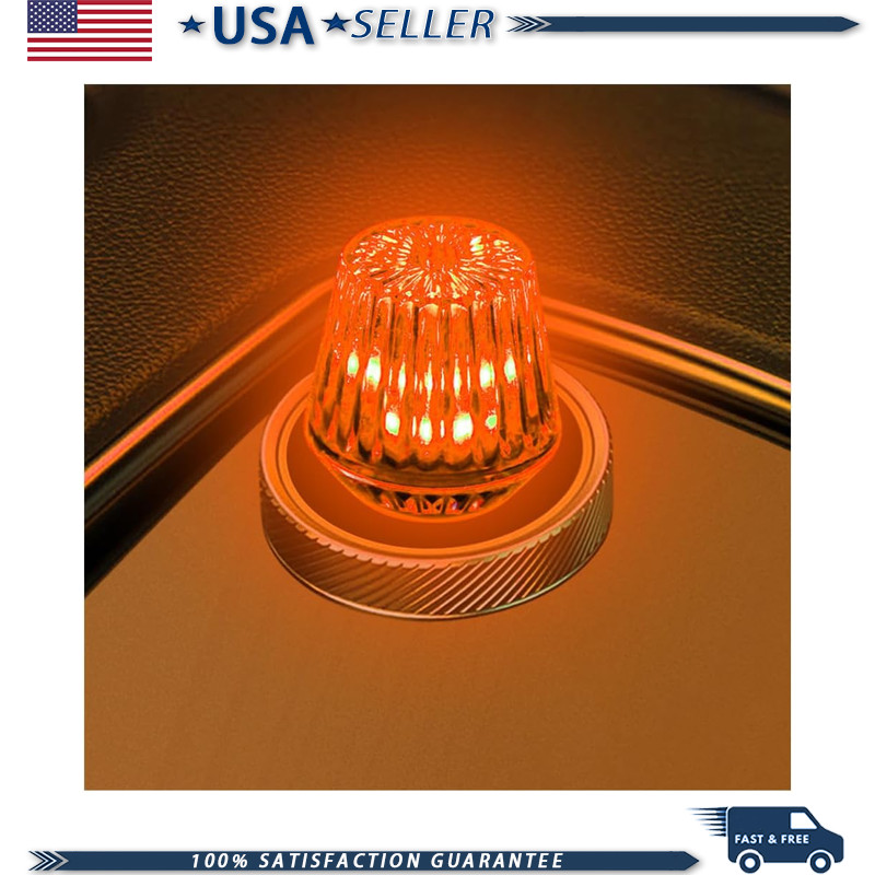 Mini Car USB LED Interior Light, 5V Plug-in NightLight