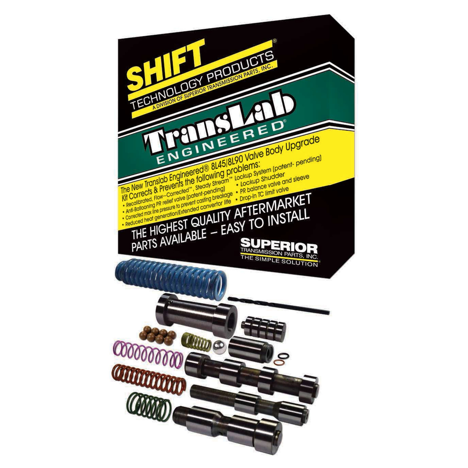 8L45-8L90 Transmission Valve Body Repair Kit – Superior TCC Shudder FIX 2015-up