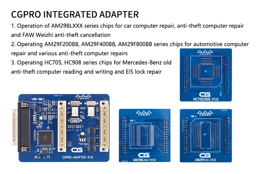 CG Pro 9S12 Programmer Full Version With All Adapter Free Update Online Lifetime