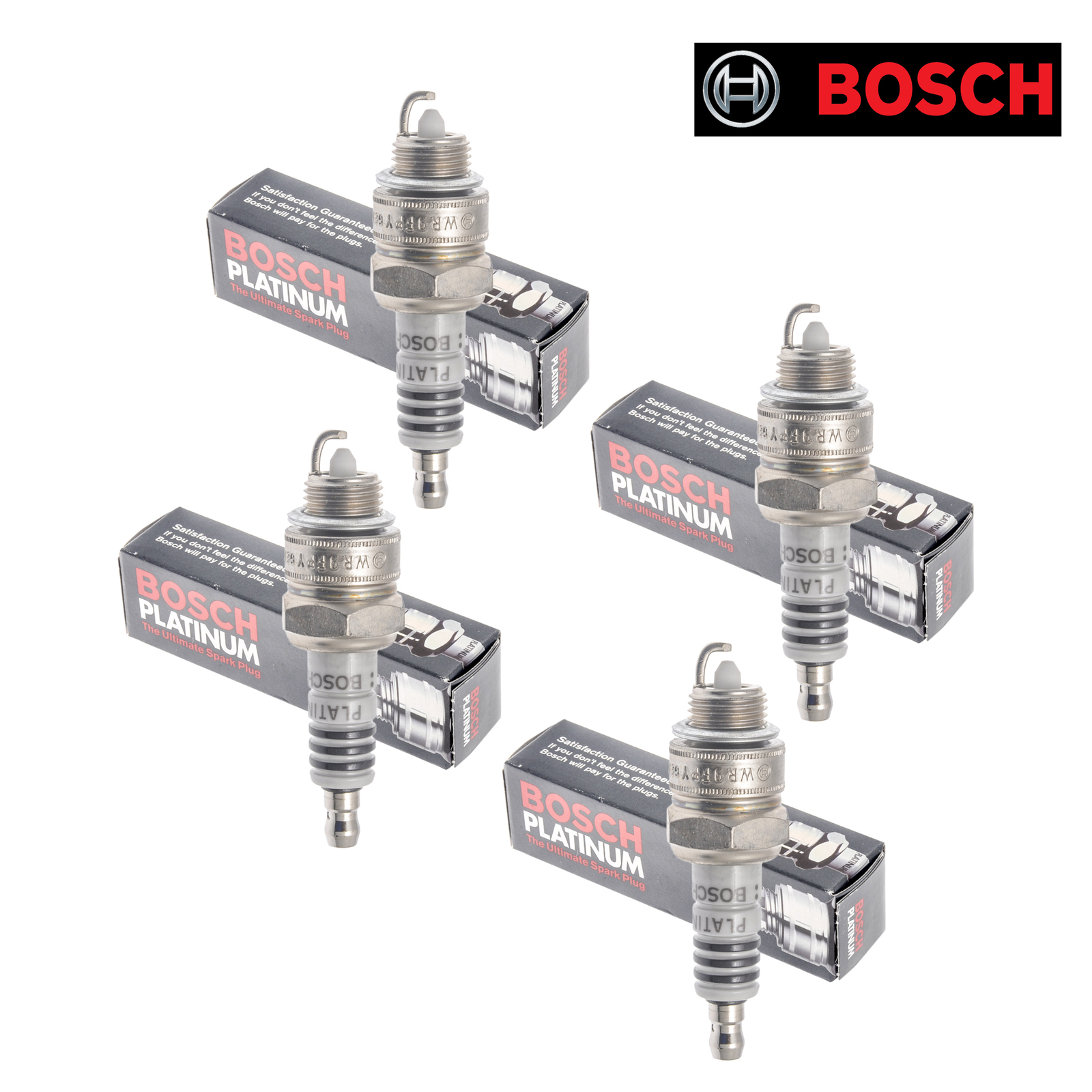 Bosch 4222 Platinum Plus Spark Plug (Set of 4)