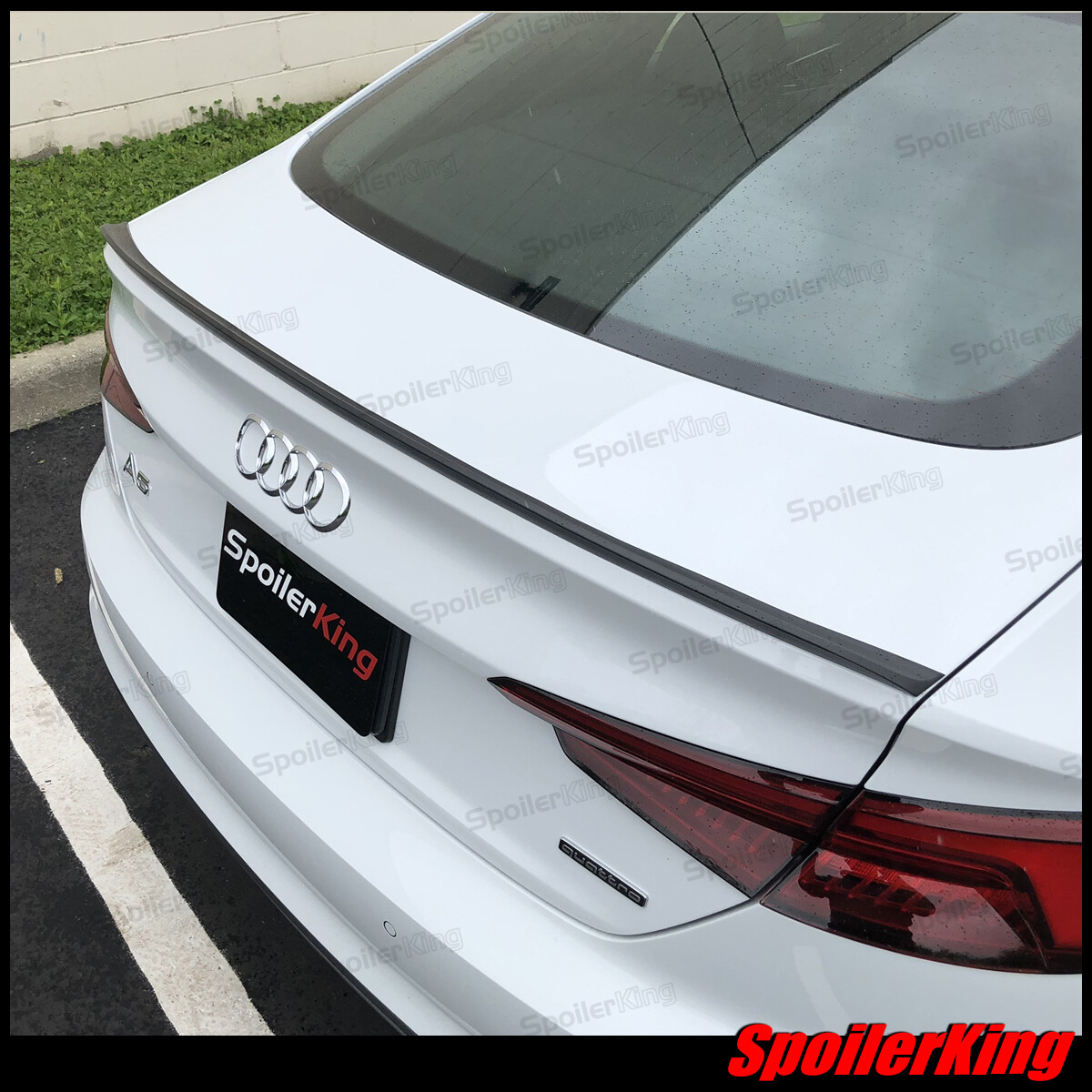 Rear Trunk Lip Spoiler (Fits Audi A5 2017-on Sportback / Coupe) SpoilerKing 244L