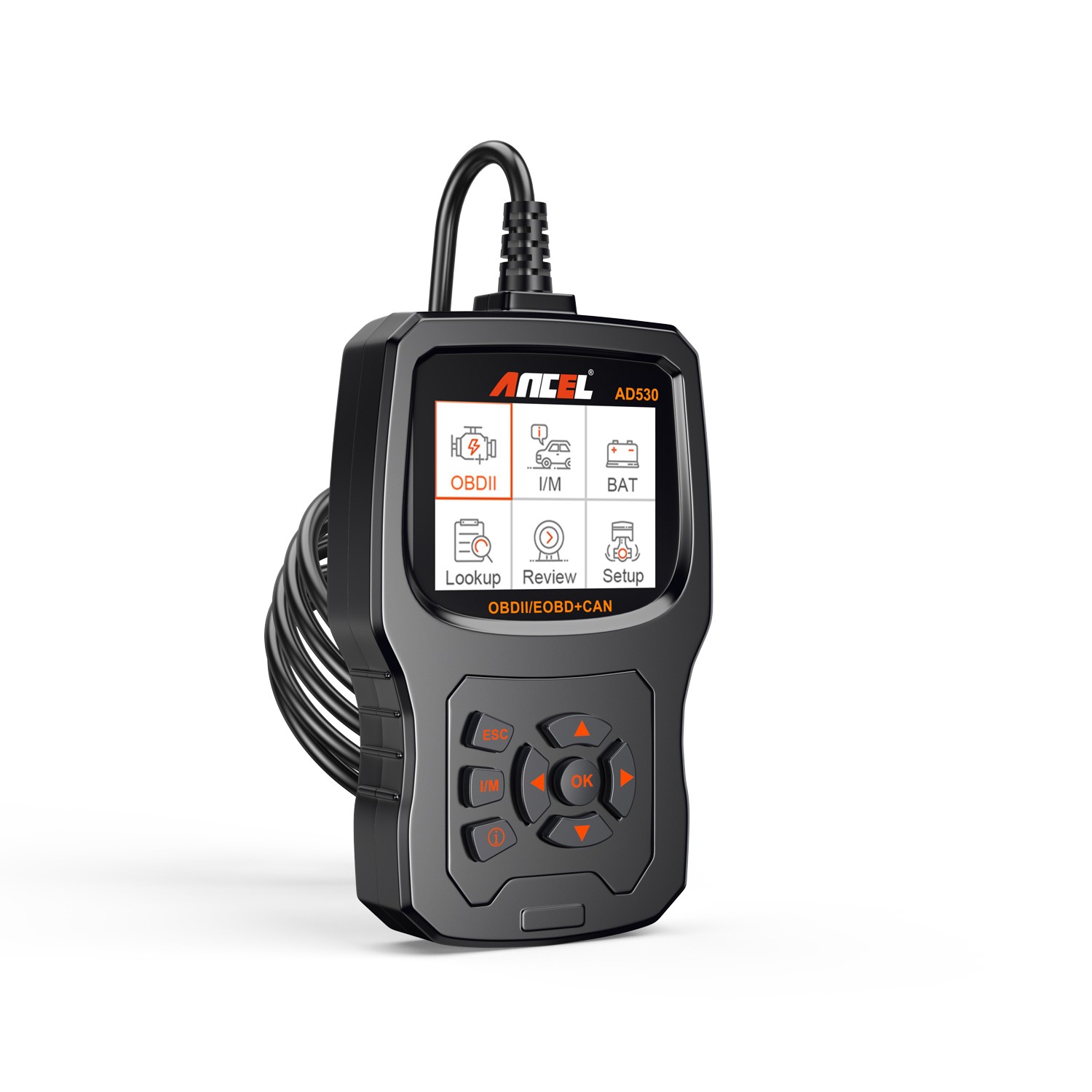ANCEL AD530 OBD2 Scanner Code Reader Car Engine Battery Check Diagnostic Tool