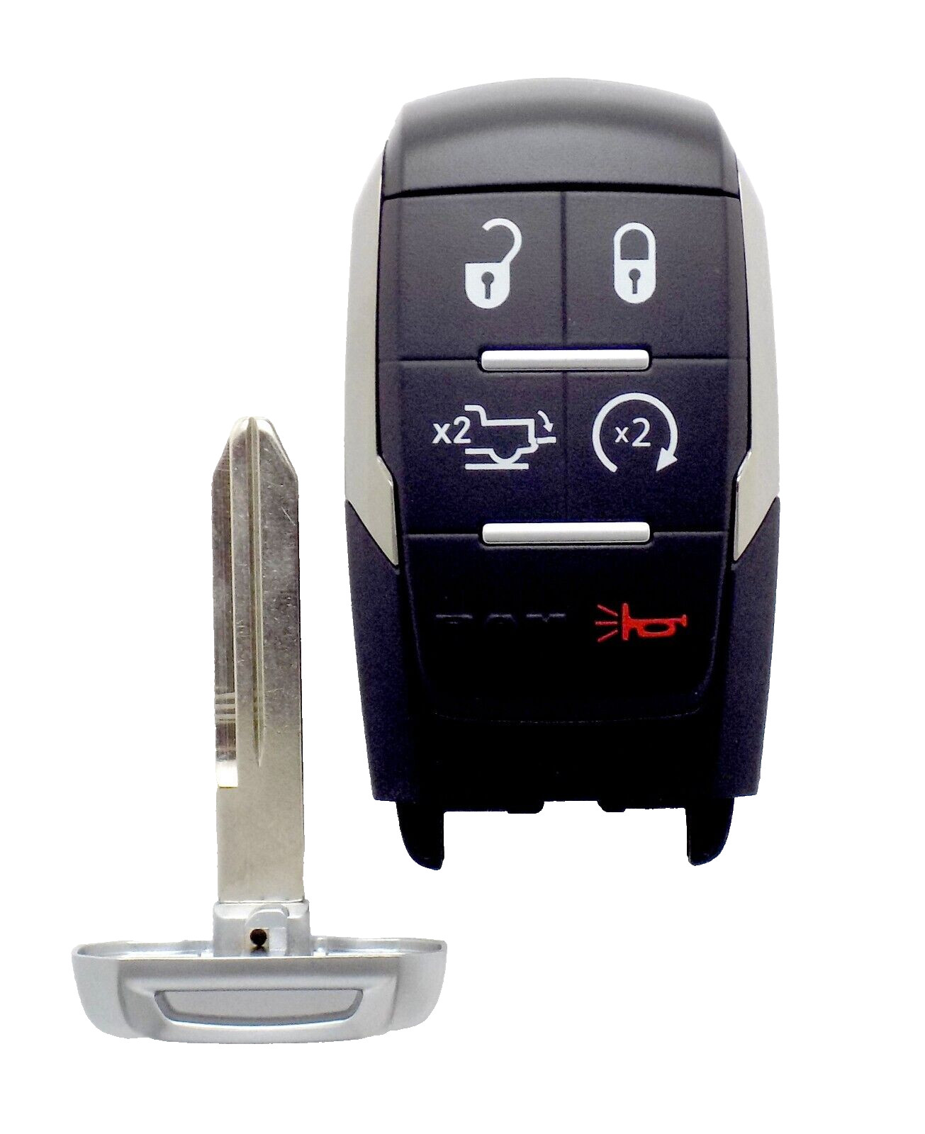 NEW OEM 2019-2024 5 BTN RAM 2500 3500 REMOTE KEY FOB 68575431 GQ4-76T
