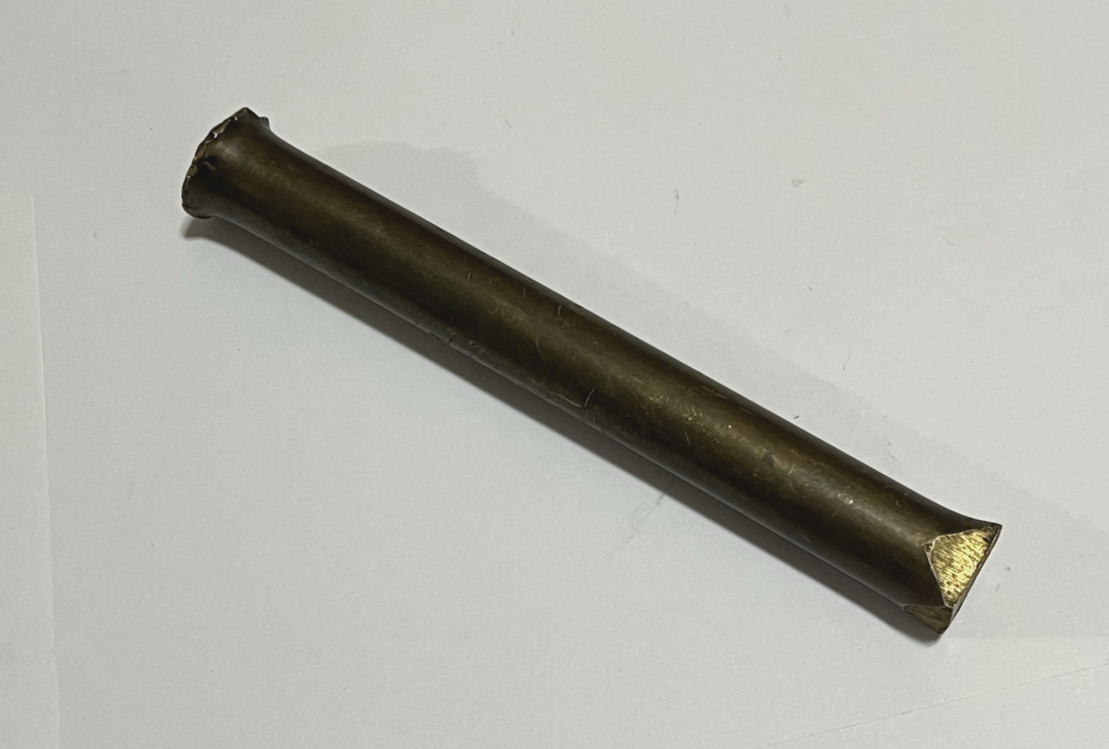 Brass Bronze Drift Punch 3/4 Round Shank Square Tip 6-1/2″ Long No Spark