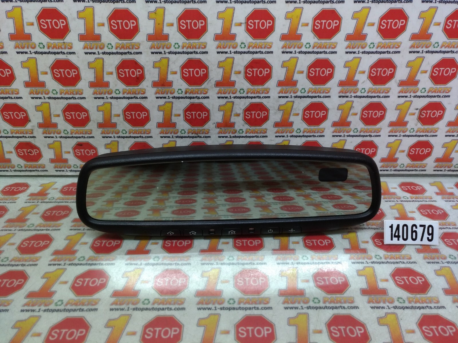 07 08 INFINITI G35 AUTO DIMMING INTERIOR REAR VIEW MIRROR W/HOMELINK COMPASS OEM