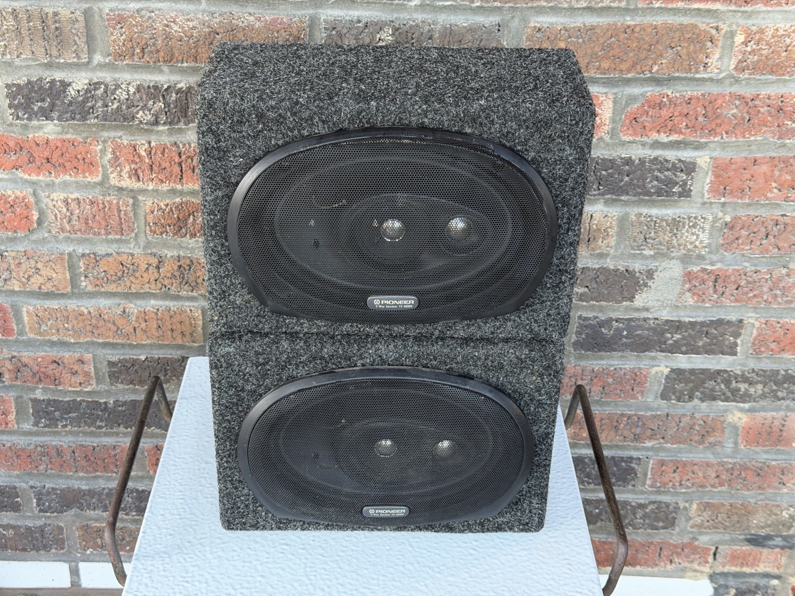 Vintage Pioneer TS-A6905 120 Watt 3-Way 4 ohm 6×9 Car Stereo Speakers Japan
