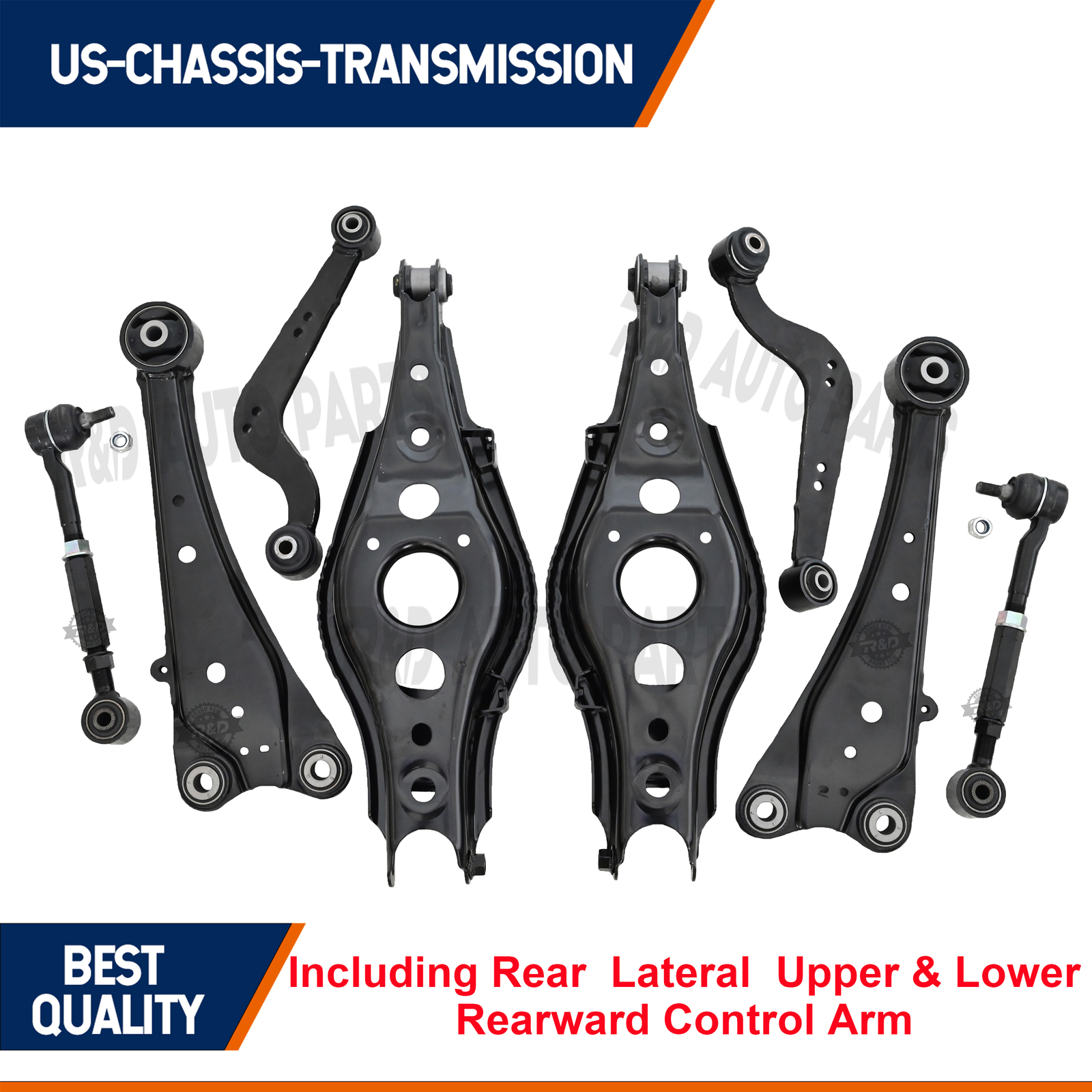 Fit For Toyota Rav4 2006-2018 Rear Lateral &Upper & Lower Rearward Control Arms