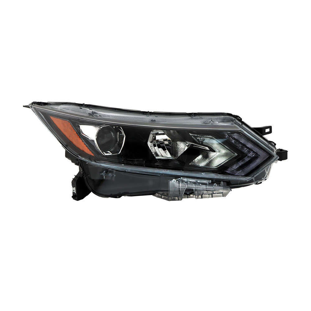 Labwork Right Headlight For 2020-2022 Nissan Rogue Sport Halogen W/LED Black RH