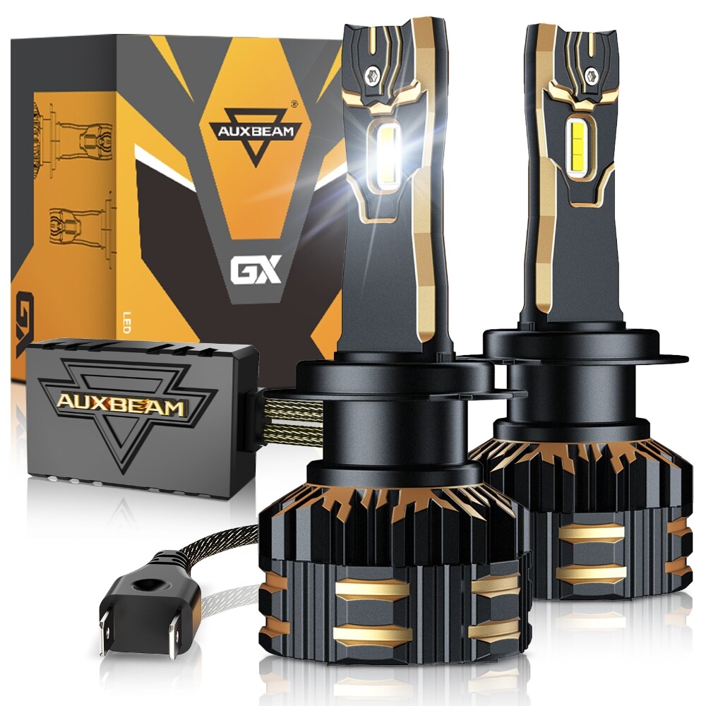 AUXBEAM GX 120W 110W 90W 70W H7 LED Headlight Bulbs Low Beam Canbus 6500K White