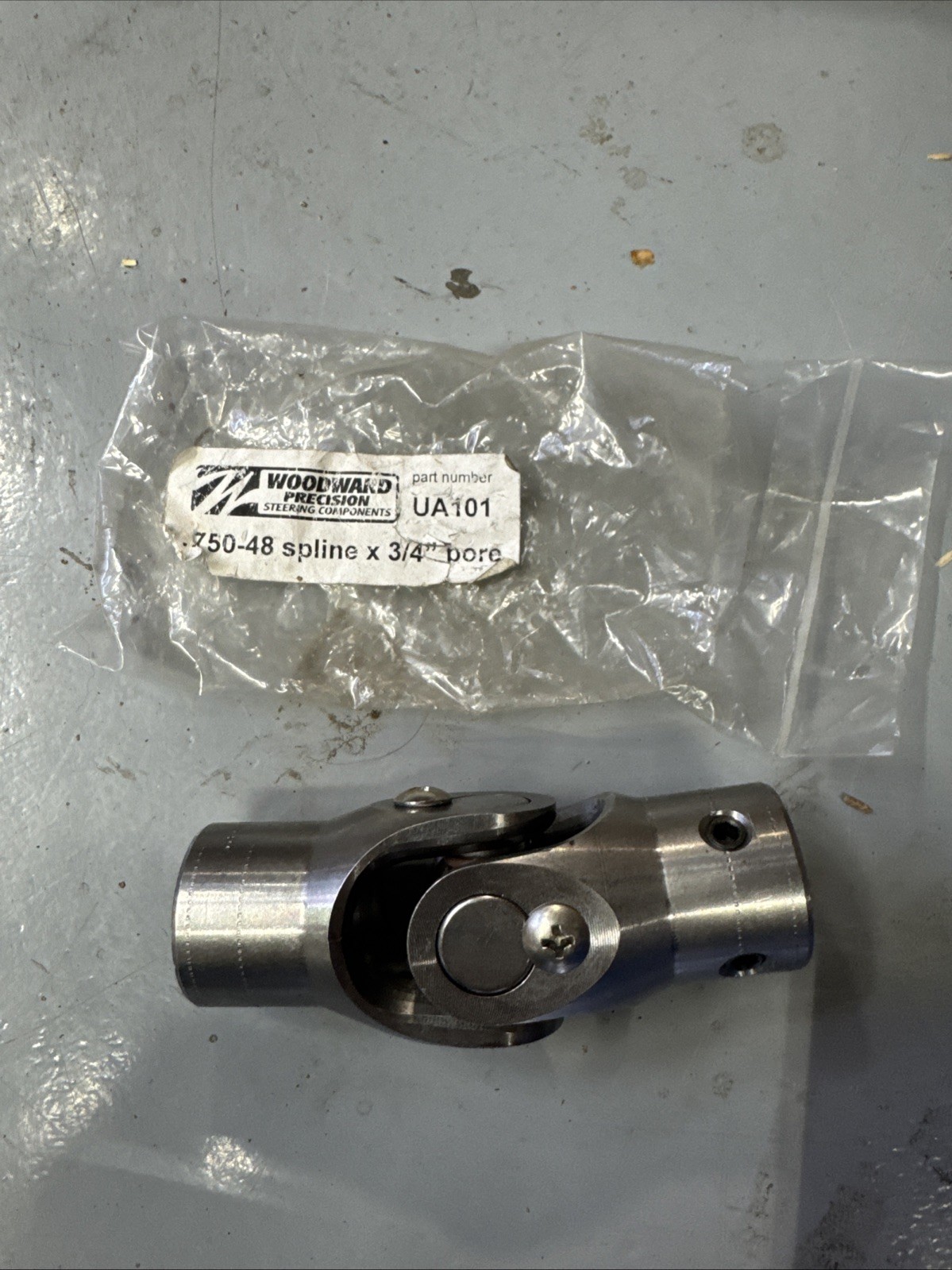 WOODWARD MACHINE U-Joint .750-48 x .750 Smooth UA101100