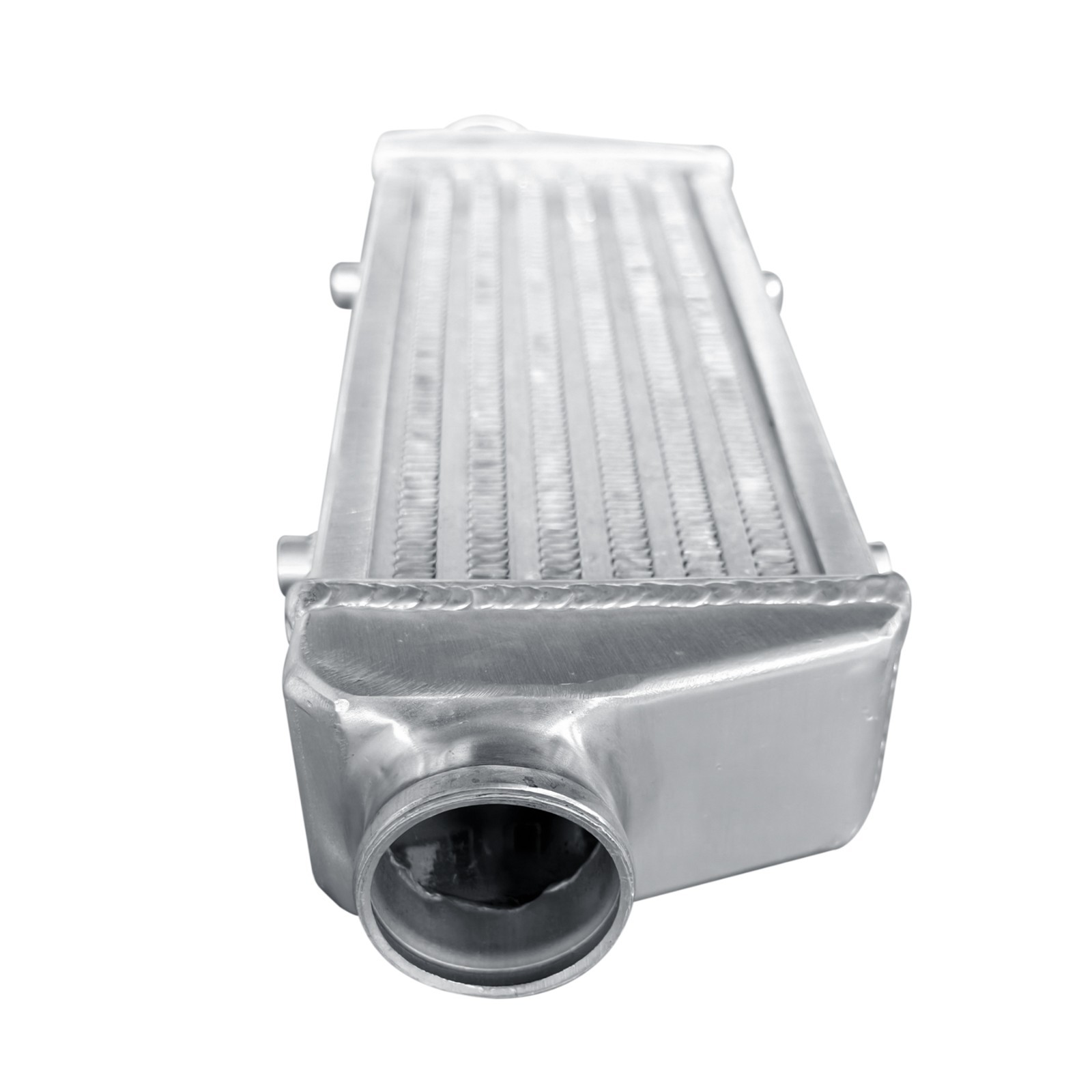 Core Size 13″x5.6″x2″ UNIVERSAL ALUMINUM TURBO INTERCOOLER 2.2″ IN/OUTLET