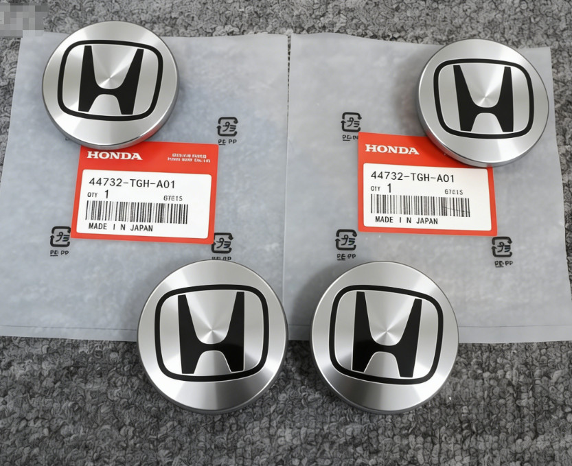 ❤️Set of 4PCS 2.75″ Honda Accord Wheel Center Caps Silver Chrome Rim Hubcaps