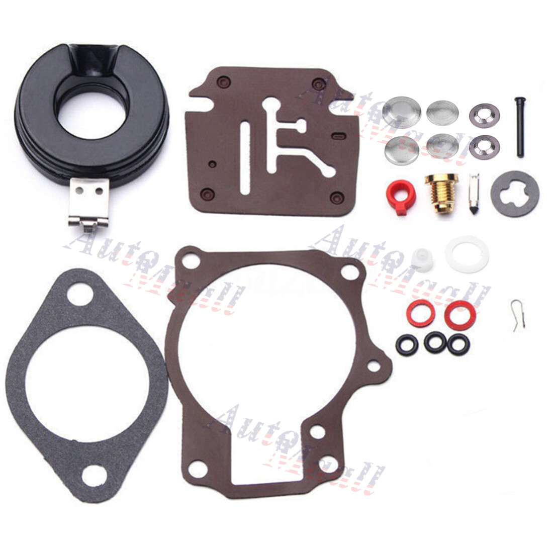 Carburetor Rebuild Repair Kit For Johnson Evinrude 18 20 25 28 30 35 40 45 48 hp