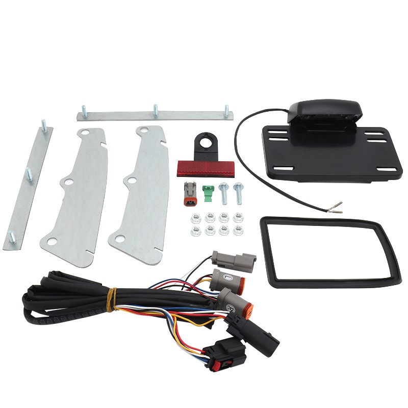 Rear Fender LED System Fit For Harley Touring Road Glide 2014-2024 Vivid Black