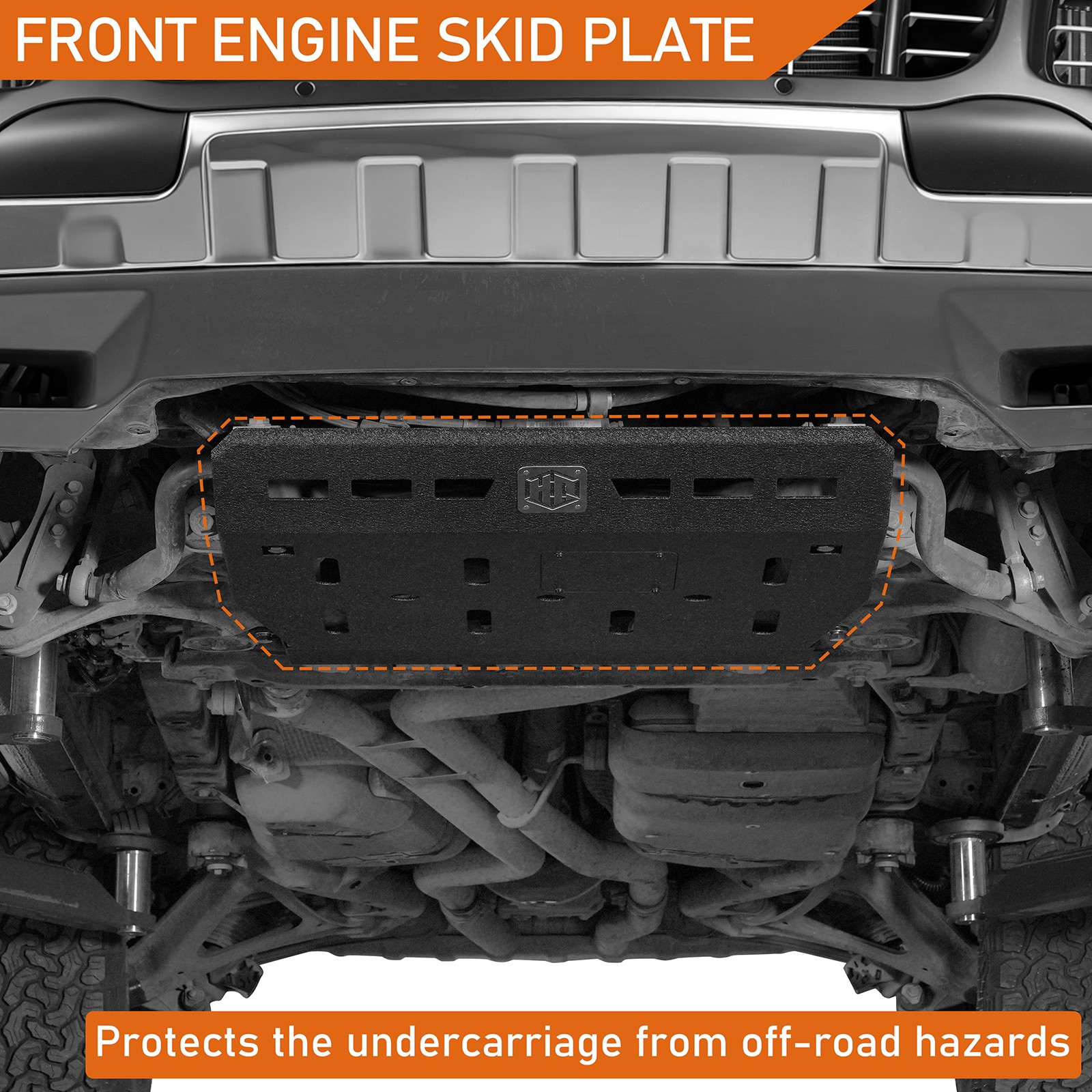 Steel Front Engine Skid Plate Guard Protection Fit Cayenne 955 957 958 2003-2018