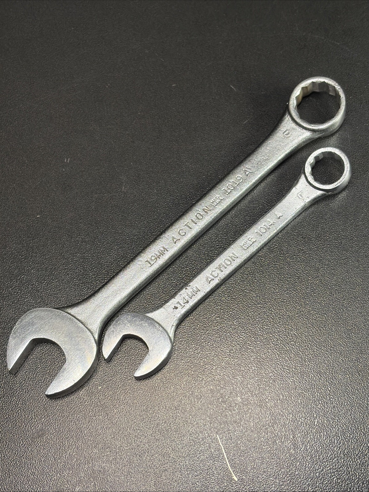 14 & 19 mm Action Wrenches 1014A 1019A 12pt. Combo Wrenches