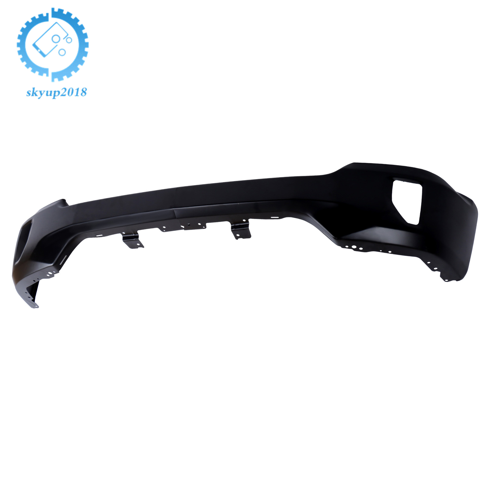 Split Front Bumper For Chevy Silverado 1500 16-18 Fog Light Holes No Radar Holes