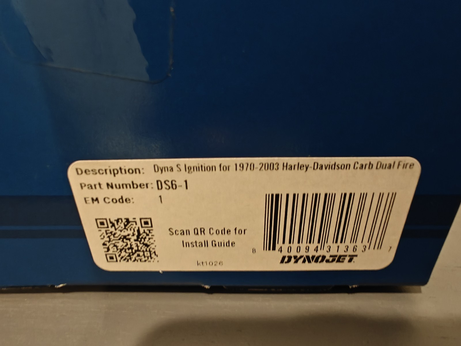 DYNA S Ignition DS6-1 Dynatek Dual Fire 1970-98 Harley Davidson Carburated NIB