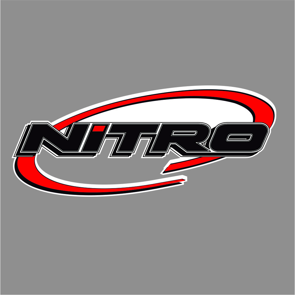 Red Nitro Carpet Graphic Decal Sticker for Fishing Bass Boats