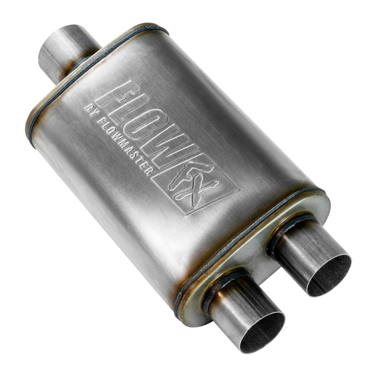 Flowmaster Moderate Sound FlowFX Exhaust Muffler w/ 3″ Center In / 2.5″ Dual Out