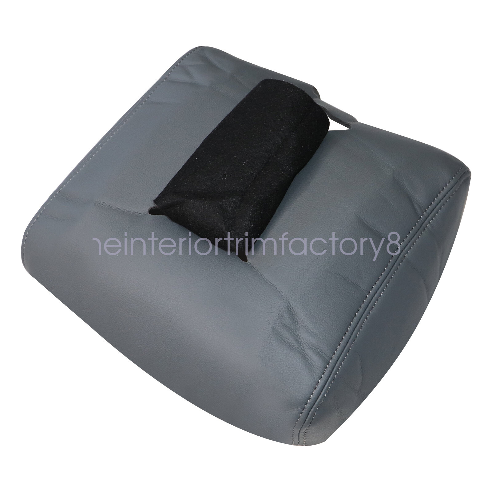 For 2014-18 Chevy Silverado 1500 2500 3500 Console Lid Armrest Cover Dark Gray