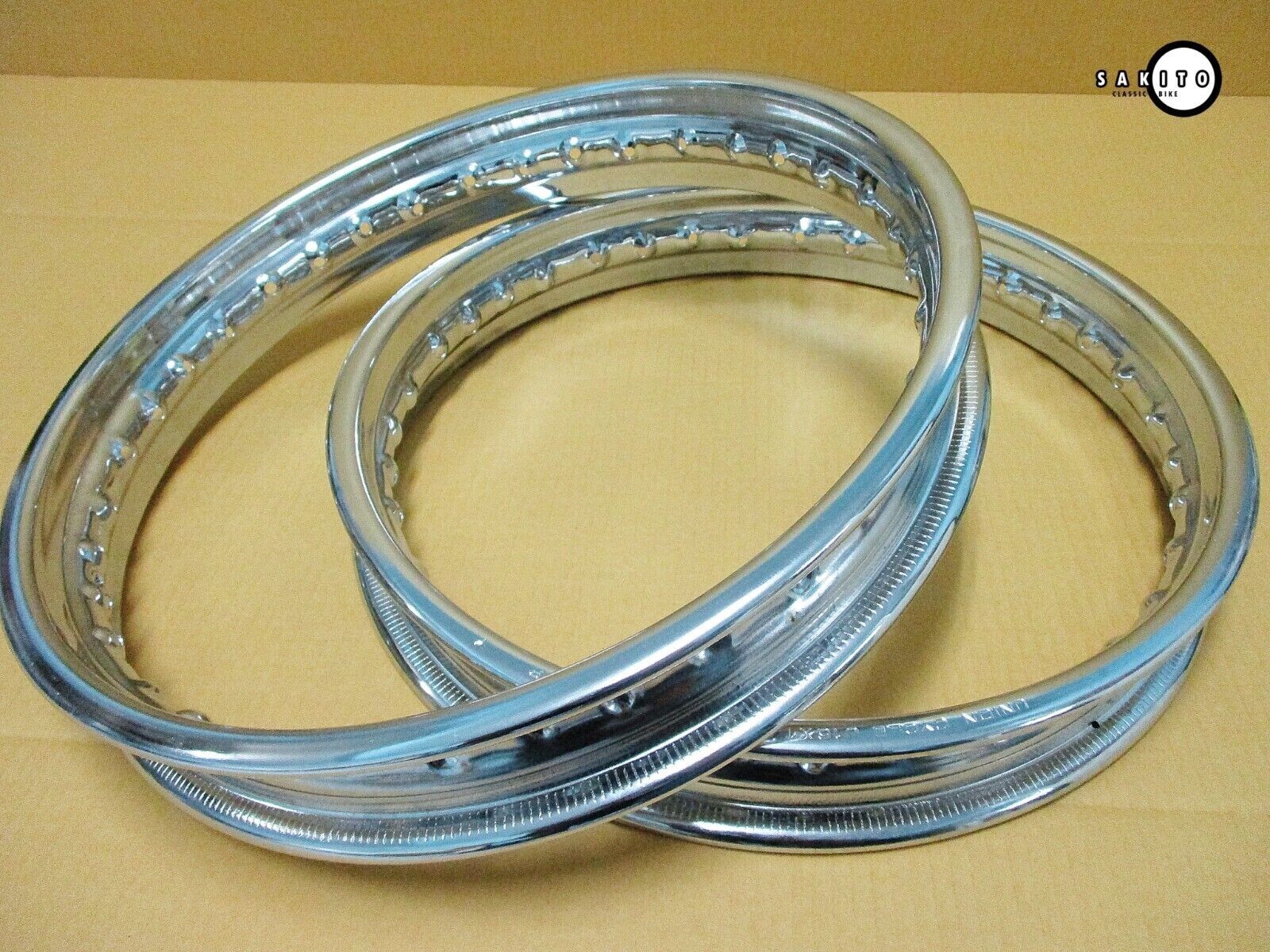 Fit Yamaha RT1 RT2 RT3 Front19″ & Rear 18″ Steel Wheel Rim Set [sa2042]