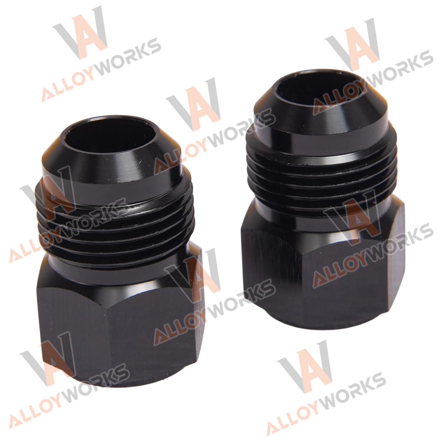 2PCS 10AN Female to 12AN Male Flare Reducer Expander Adapter Fitting Aluminum