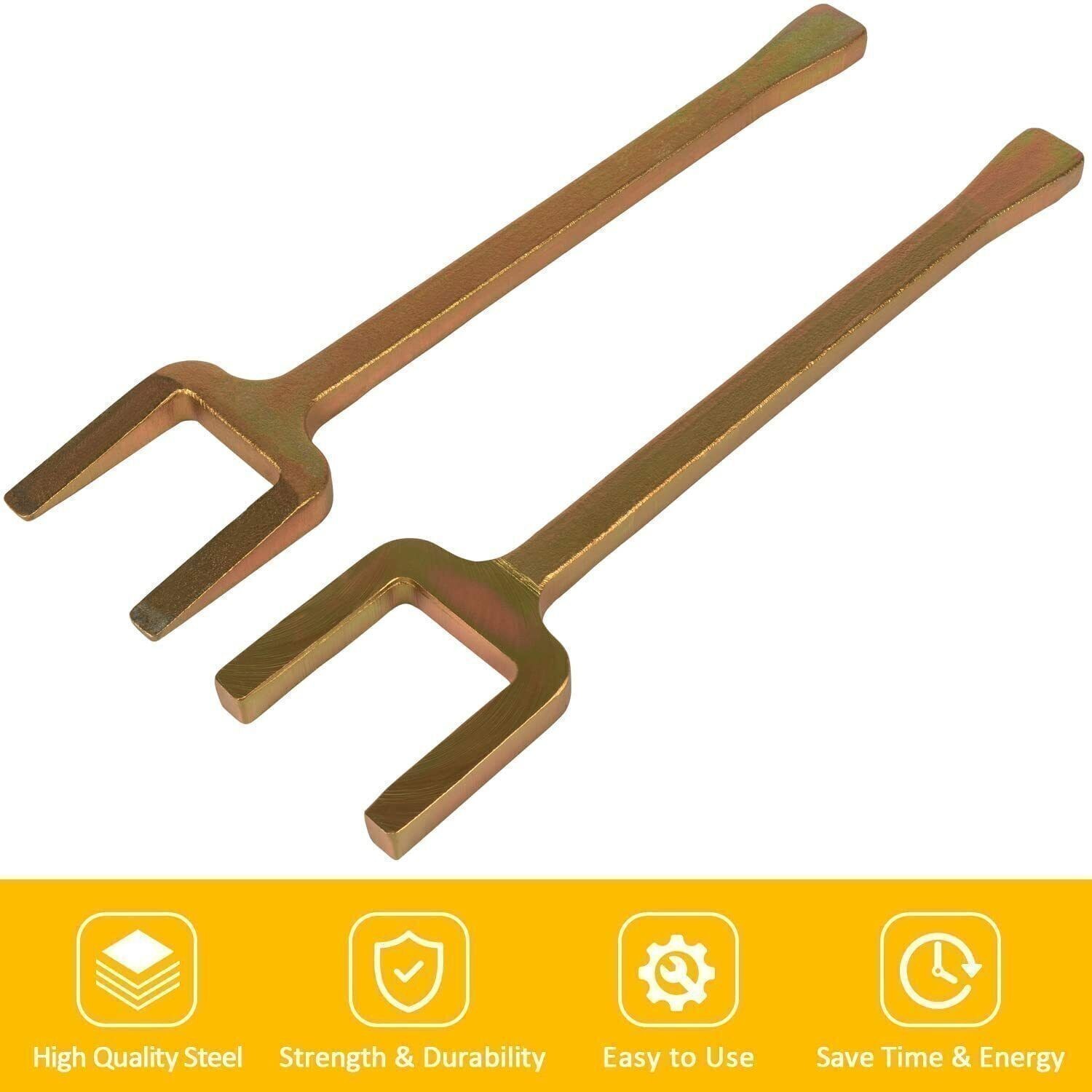 2Pcs Front Wheel Drive Inner CV Axle Popper Fork Wedge & Shim Kit Removal Tool.