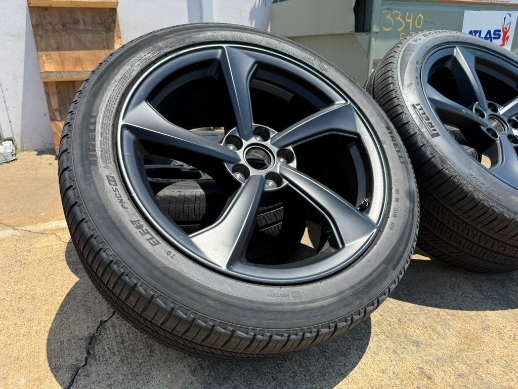 OEM 2025 Tesla Model Y Juniper Rims Crossflow Wheels 19X9.5J 95% Pirelli TIres