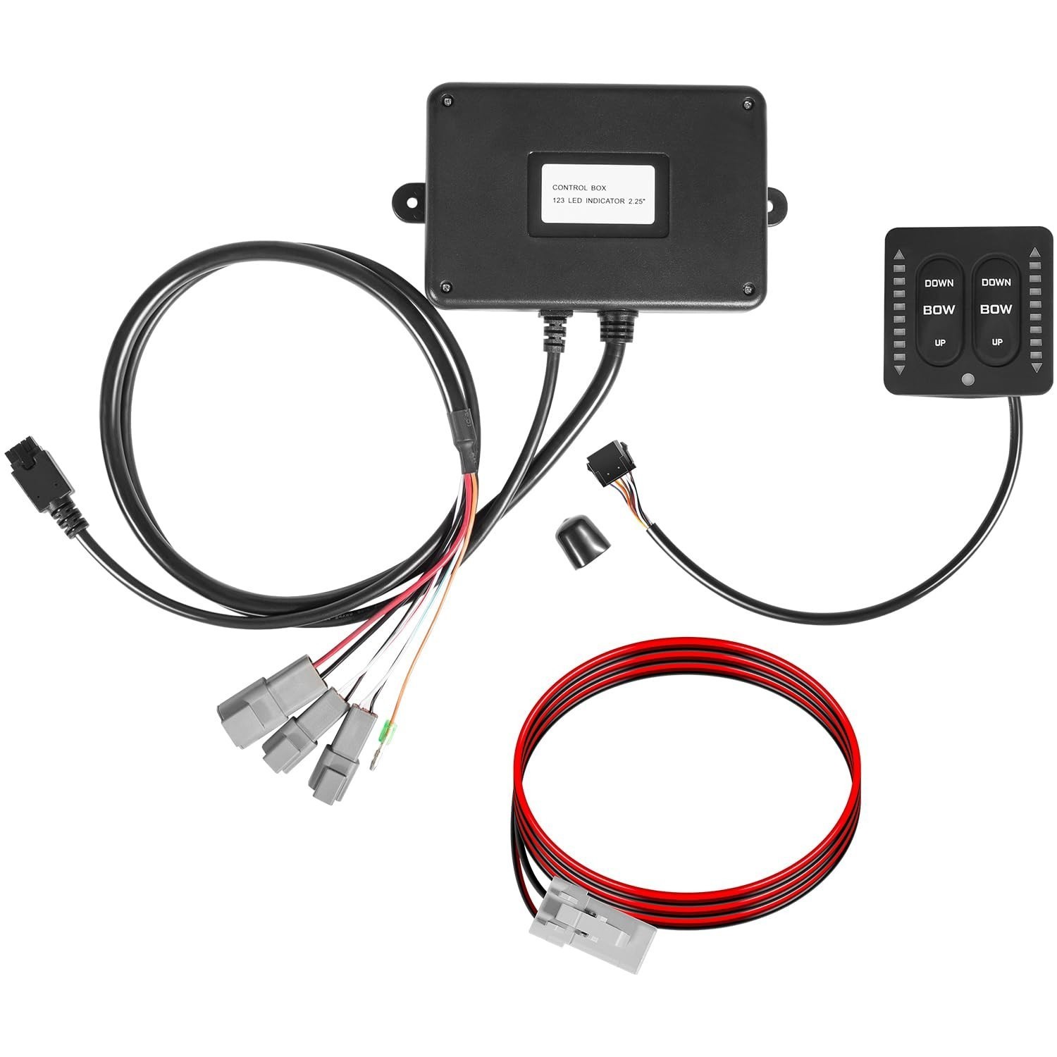 15270-001 LED Two-Piece Trim Tab Switch Kit for Lenco Single Actuator 12V/24V