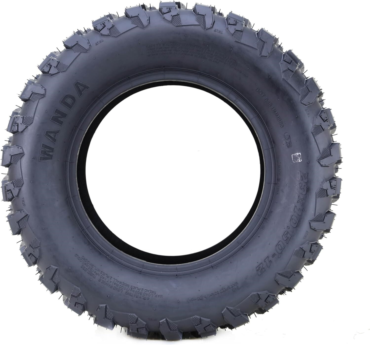 WANDA 23×10.5-12 All Terrain Golf Cart Tires 4 Ply 23×10.5X12 -Set 4 -14057