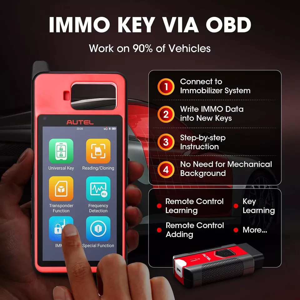 2026 Autel MaxiIM KM100 Key F0B PR0GRAMMING Tool 60s Key Generation Immobilizer
