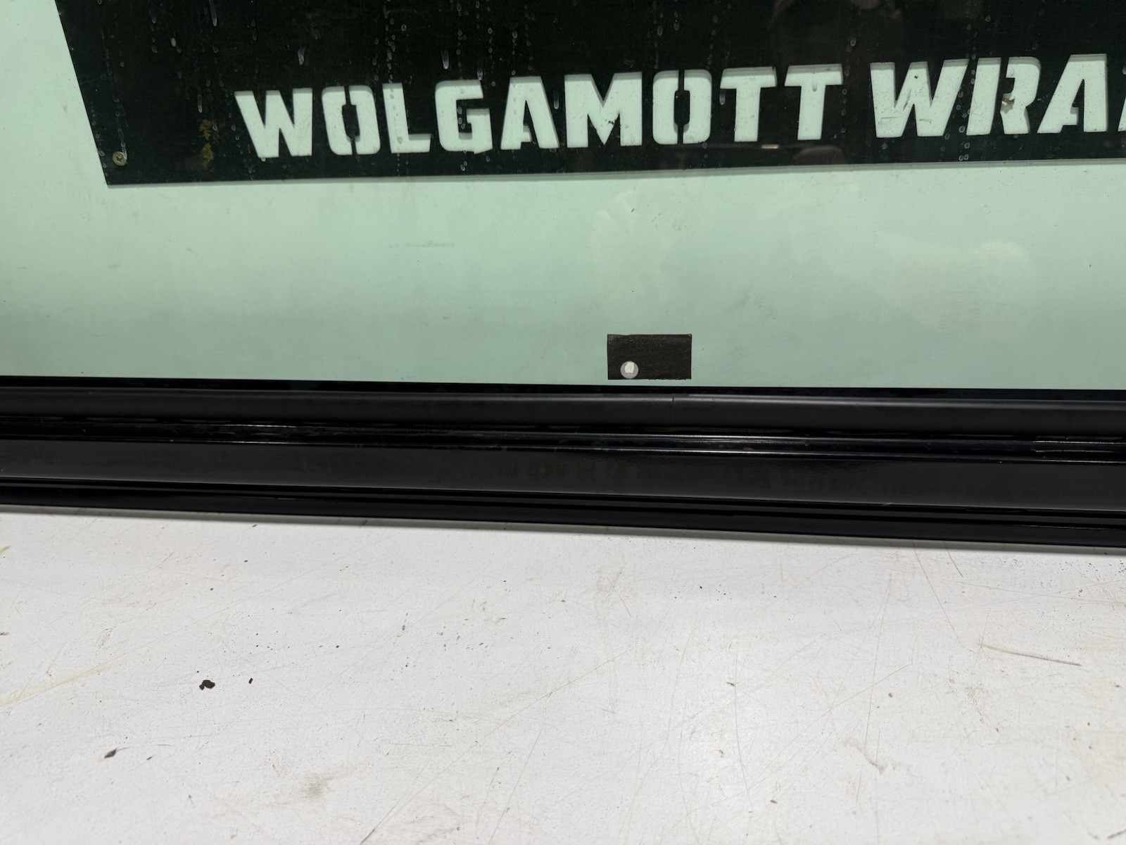 Windshield Frame Panel BLACK PX8 + FREE Windshield GLASS 97-02 Jeep TJ Wrangler
