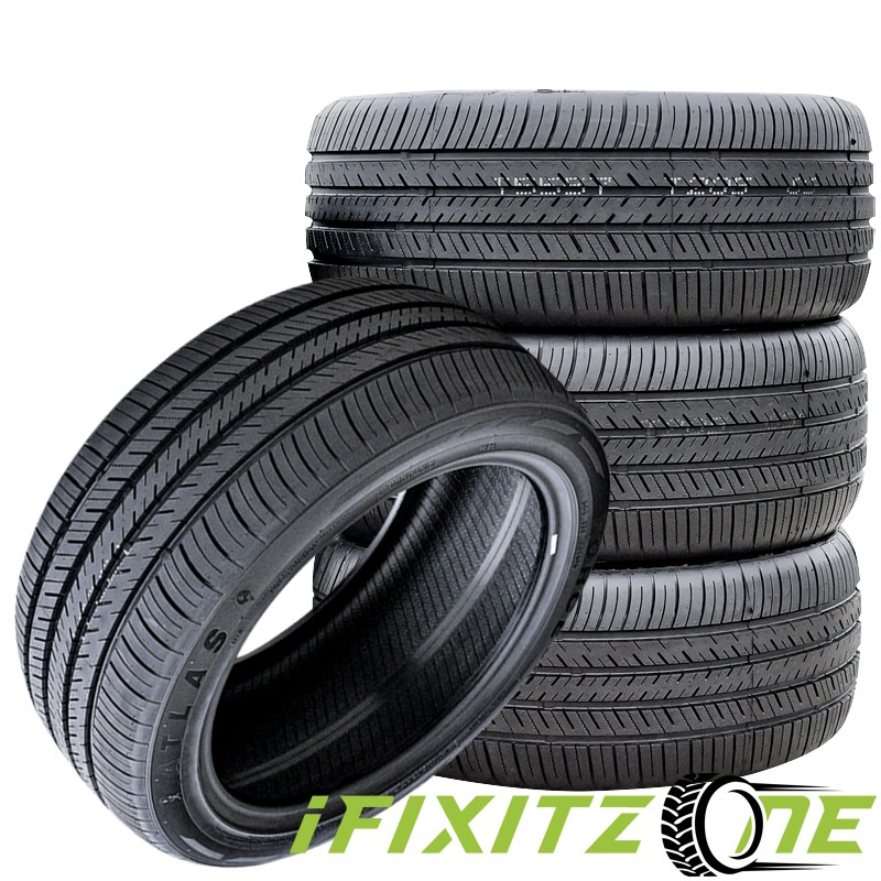 4 Atlas Force UHP 195/40R17 81V Extra Load XL / 520AAA UTQG / 40K Mileage Tires