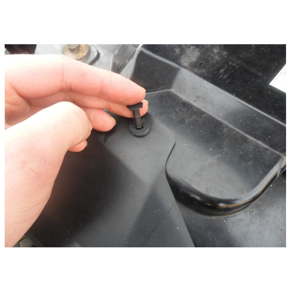 100PCS Nylon Bumper Rivet Clips Fastener Push Clip for Car Auto Fender GM Ford