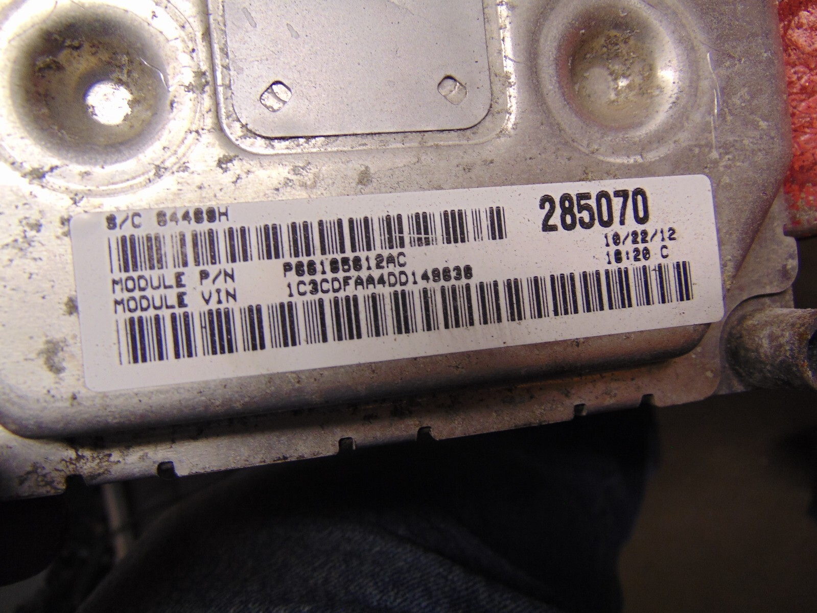 13 Dodge Dart 2.0 engine computer p05150688ad ecm ecu