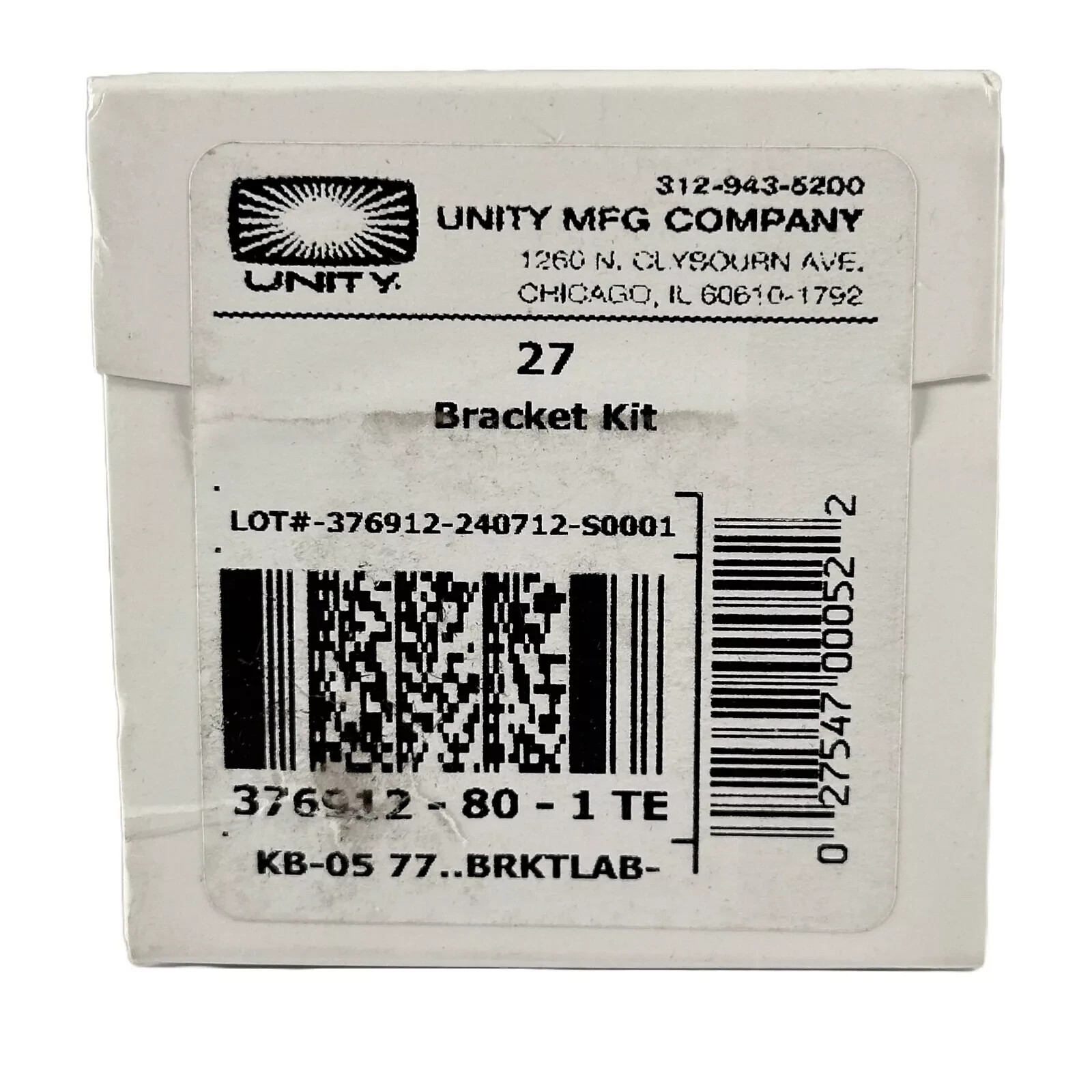 Unity 27 Installation Kit for Spotlight Mount includes Mounting Bracket and More