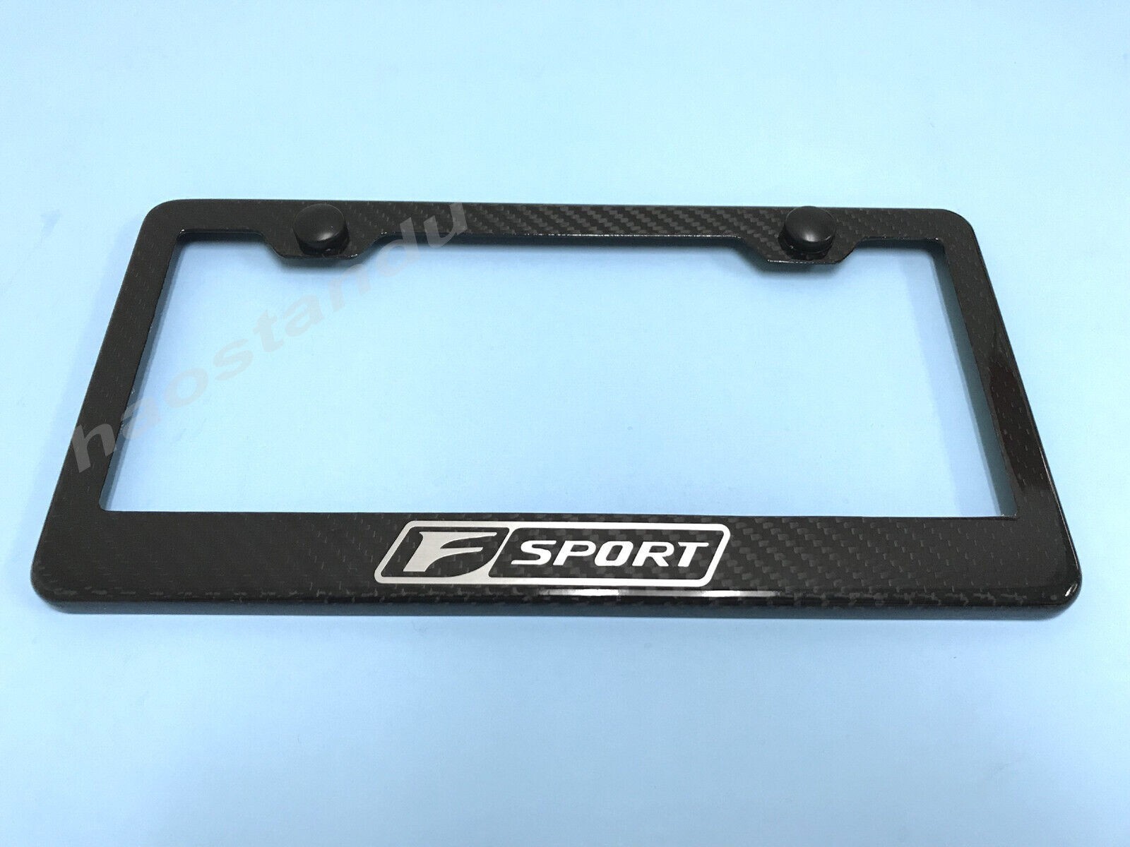 1x ForF SPORT Real 3K Twill Weave 100% CARBON FIBER License Plate Frame Holder