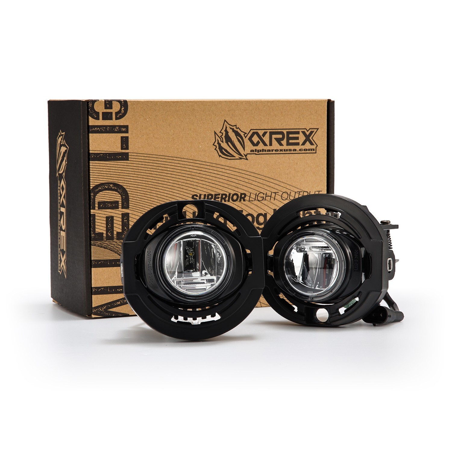For Dodge Durango 14-20 Double Tap Dual Color LED Projector Fog Lights 210006