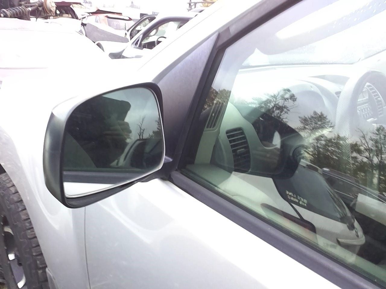 Driver Side View Mirror Power Black Textured Fits 05-21 FRONTIER 31522336