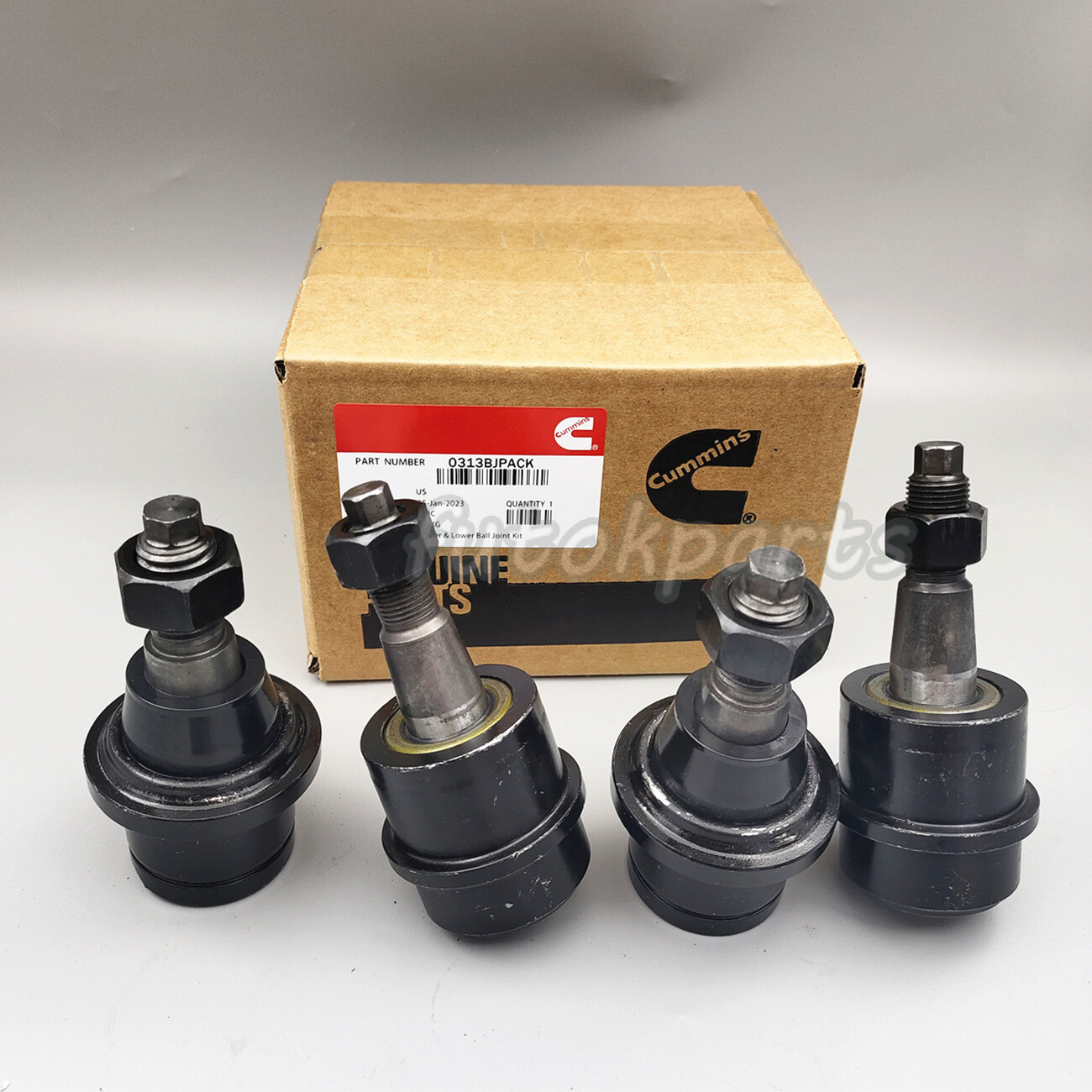 4PCS Upper Lower Ball Joints 0313BJPACK For 03-13 Dodge Ram 2500 3500 Cummins