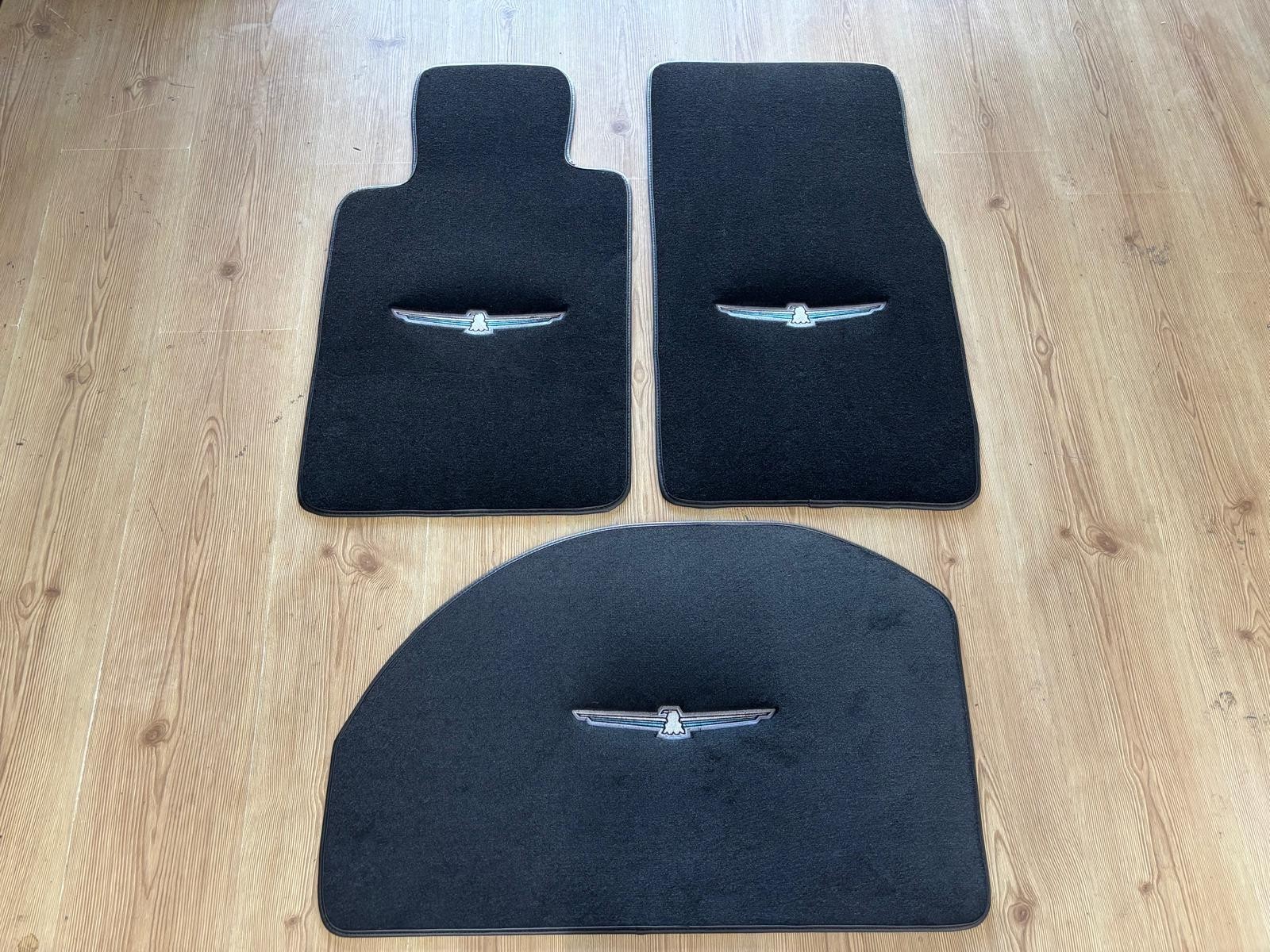 Fit For Thunderbird Floor mat mats carpet 2002-05 black +Trunk 3 pcs