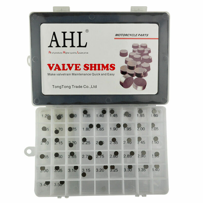 47pcs Valve Shims Kit 7.48mm for Kawasaki KX250F 04-19 Suzuki RMZ250 04-12