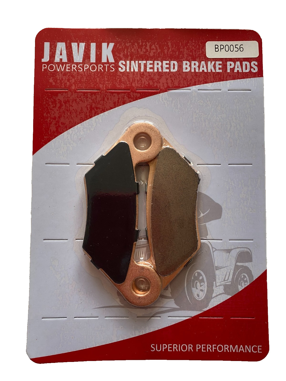 Javik PowerSports Sintered Brake Pads Superior Performance ATV BP0056 NIP