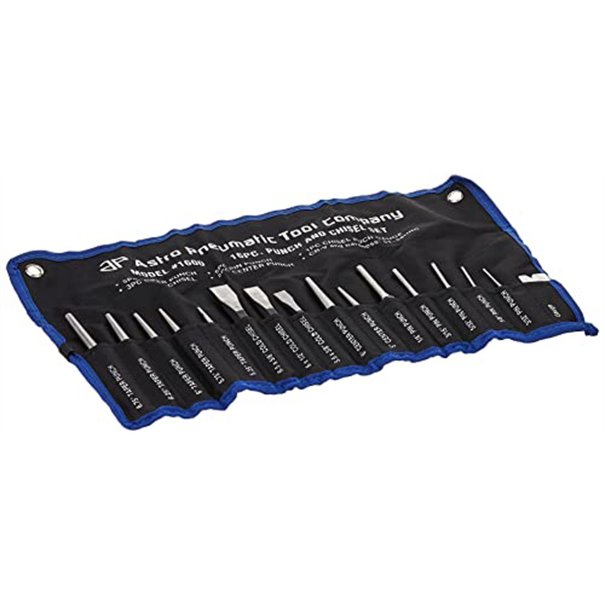 Astro Pneumatic 1600 Chisel and Punch Set Chrome Vanadium Shop Kit