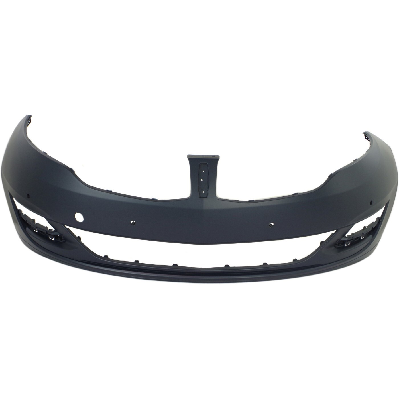 Bumper Cover For 2013-2016 Lincoln MKZ with Tow Hook Holes Primed Front CAPA